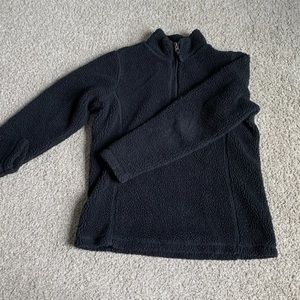 Lands End Black Quarter Zip